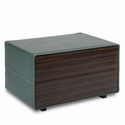 Leather footstool