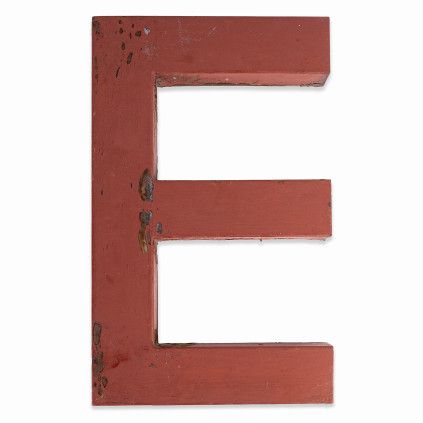 Metal Letter "E"