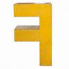 Wooden letter "F"