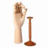 Wooden Candlestick by Antonín Hepnar