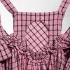 Children's dress with removable embroidery