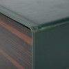 Leather footstool