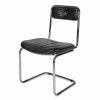 Black leather chair