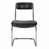 Black leather chair